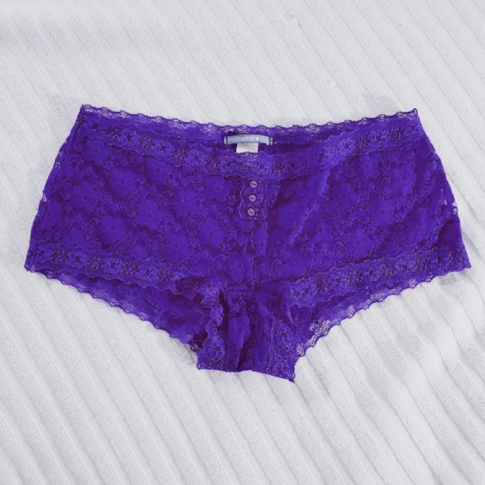 AERIE Low Rise Hipster Lace Panty